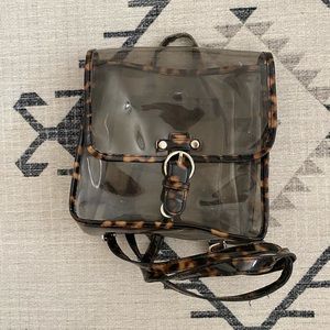 Wild Fable Clear Leopard Print Backpack